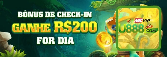U888 Bônus de Check-in – Ganhe R$200 por Dia
