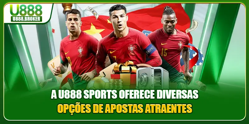 A U888 Sports oferece diversas opções de apostas atraentes