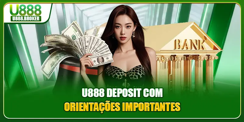 U888 deposit com orientações importantes
